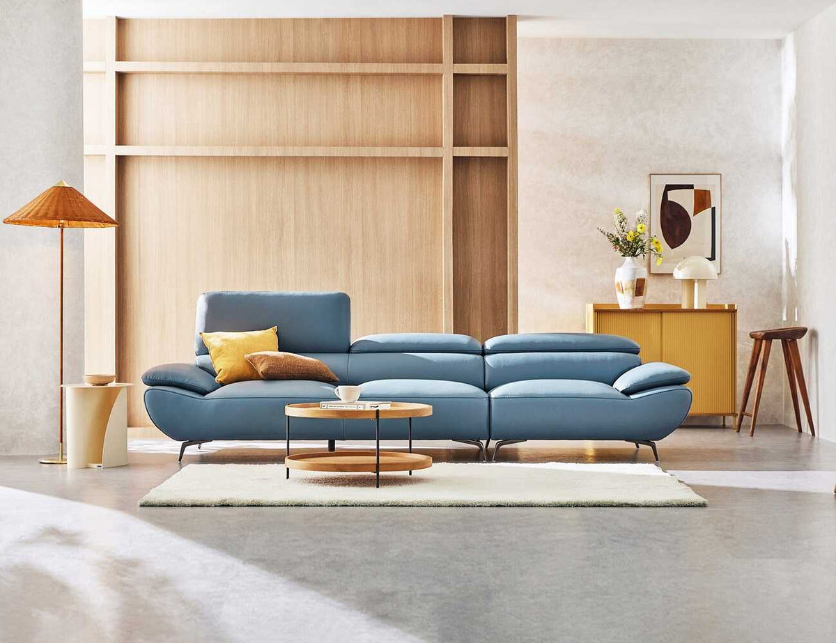 Sofa văng da 3 chỗ tựa gật gù - DORIAN